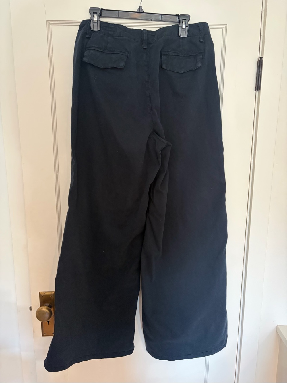 rag & bone Sofie Navy Wide-Leg High-Rise Chino - Picture 5 of 8